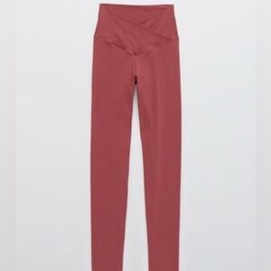 OFFLINE Real Me High Waisted Crossover Legging (Brick Stone Color)